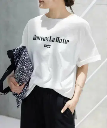 SLOBE IENA La Hutte SLOBE 별주 로고 티셔츠 라 유트