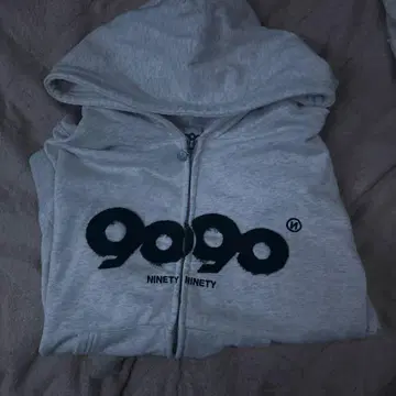 9090 OG 로고 Zip Hoodie 지퍼 후드티