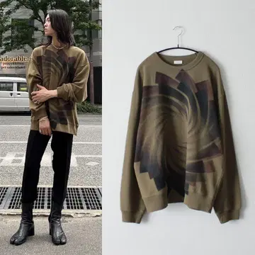 DRIES VAN NOTEN / 드리스 / 23FW / 서클 스웨트 셔츠