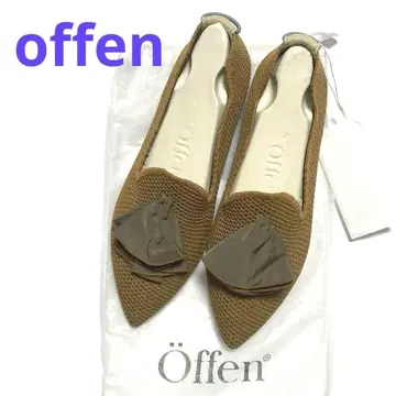 택 포함 새상품 offen 오펜 니트 슈즈 니트 펌프스