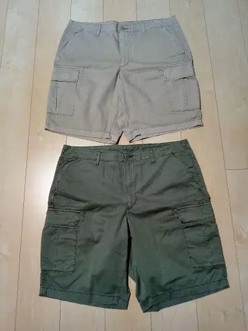 UNIQLO 카고 숏 팬츠 2매 세트 XL W92-100cm