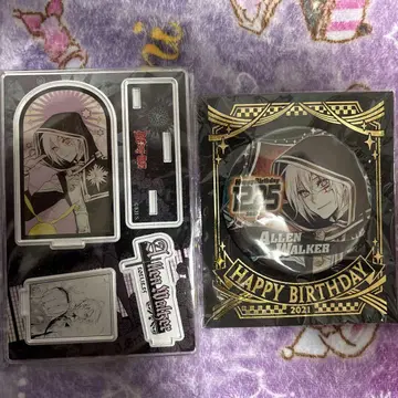 D.Gray-man D.그레이맨 알렌 워커 생일 캔뱃지 디오라마