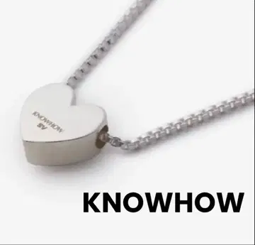 KNOWHOW Heart 탑 참 실버