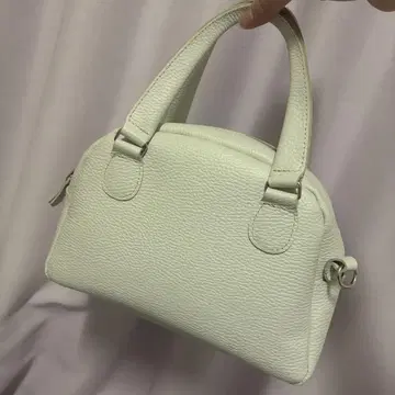 크림 컴퍼니 글로브 레더 심플 2WAY 미니 핸드백 (민트)
