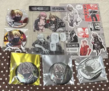 도원암귀 코우가사키 진 캔뱃지 등 7점