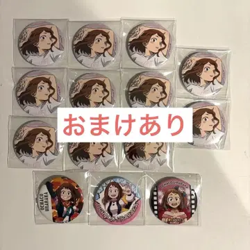 우라라카 오챠코 캔뱃지 세트