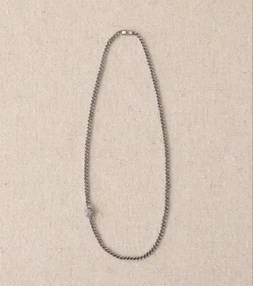 MASATO INOUE 콘초 모티브 실버 목걸이 (45cm)