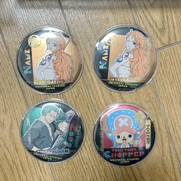 USJ 원피스 2024 캔뱃지 4세트