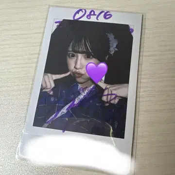 iLiFE! 스미네 미키 댓글 포함 폴라로이드