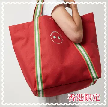 [일본 미발매] 홍콩 한정판 안야 힌드마치 유니버셜 백 빨간색 RED