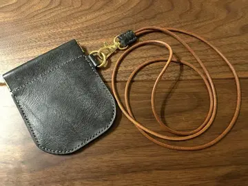 천연 가죽 이탈리아 가죽 스프링 케이스 컴팩트 지갑 소품함