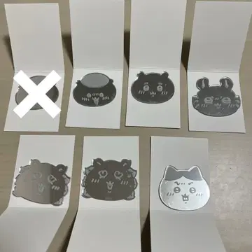 치이카와 트레이딩 얼굴 거울 스티커