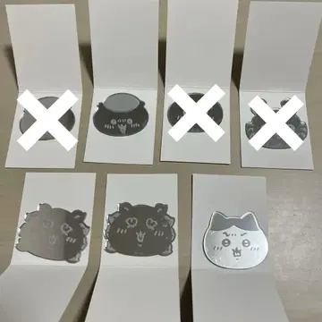 치이카와 트레이딩 얼굴 거울 스티커