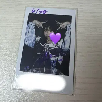 iLiFE! 스미네 미키 친필 사인 폴라로이드