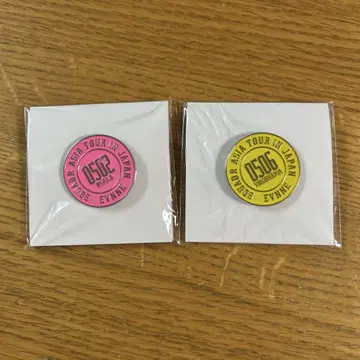 EVNNE SQUADR 아시아 투어 핀 배지 오사카 요코하마 2개 세트