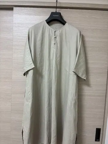 요건 레일 린넨 100% 원피스 새상품급