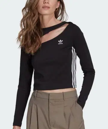 adidas 컷 아웃 롱T
