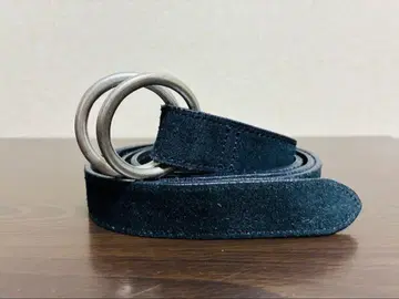 유나이티드 애로우즈 그린 라벨 더블 링 벨트 네이비 롱