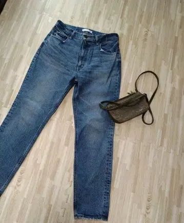 새상품급 마우지 MOUSSY 데님 팬츠 하이웨스트 27 스트레치