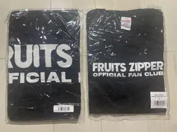 FRUITS ZIPPER 팬클럽 한정판 T셔츠 타월 세트