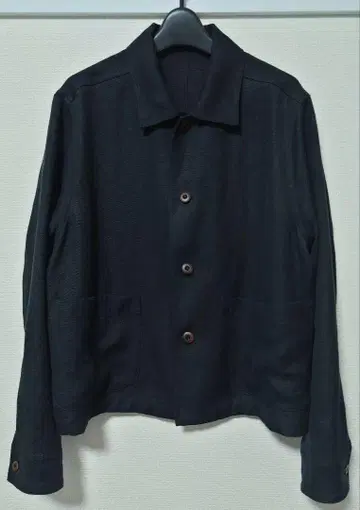 LIDNM LINEN CROPPED CHORE JACKET