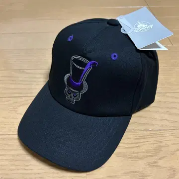 Disney 캐릭터 자수 야구 모자 블랙 닥터 파실리에