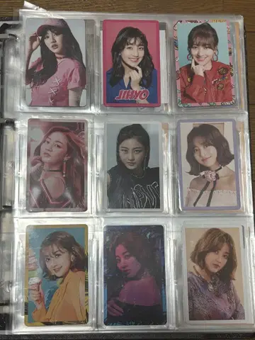 TWICE 지효 트레이딩 카드 9매 세트