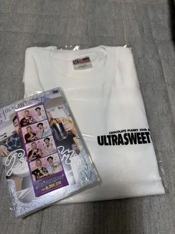 초콜릿 플래닛 20th 라이브 티셔츠 DVD 세트