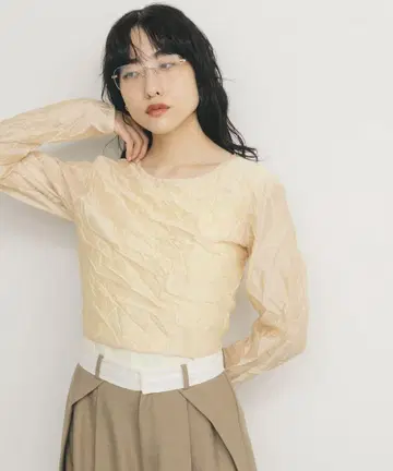 KBF 레이어드 와셔 롱 TEE