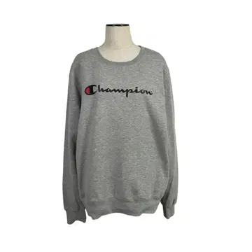 Champion 챔피온 남성용 XL 사이즈 맨투맨 그레이