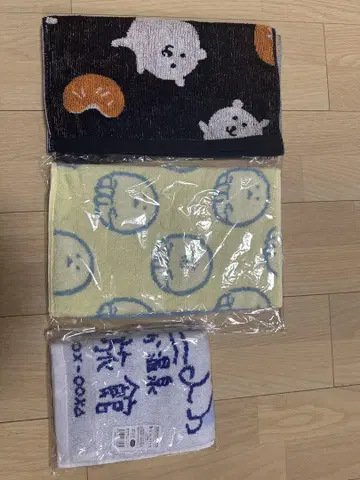 농담곰 모구라 고로 이마바리 페이스 타월 3매 세트