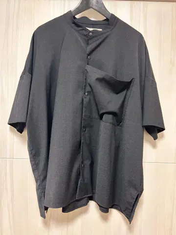 BASISBROEK 오버사이즈 블랙 셔츠 L 사이즈