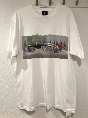 오토모 가츠히로 전집 AKIRA 애니메이션 셀화전 오리지널 T셔츠 볼링장