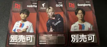 오리지널 플레이어 카드 3매 세트