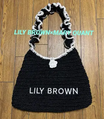 LILY BROWN x MARY QUANT 페이퍼 라운드 프릴 백