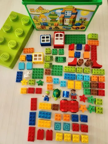 LEGO duplo 레고 블록 그린 컨테이너 10580
