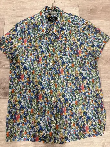 A.P.C. 꽃무늬 셔츠 34