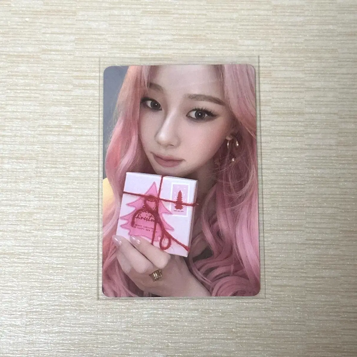 AESPA | 에스파 Aespa Giselle Pink Christmas poca photocard