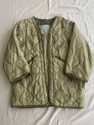 US ARMY 퀼팅 자켓 라이닝 올리브 그린
