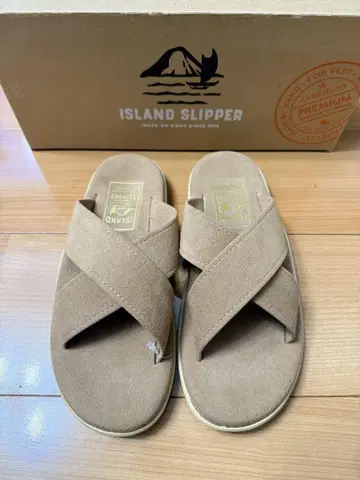 ISLAND SLIPPER/슬라이드 샌들/베이지