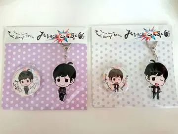 카미야 히로시 하레라이 Kiramune 아크링 키링 & 캔뱃지 세트 2종