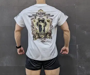 [새상품] MONKEY4 x NABBA JAPAN 티셔츠 (White)