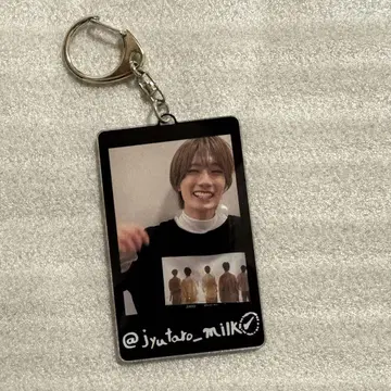 야마나카 쥬타로 생일 키링 폴라로이드풍