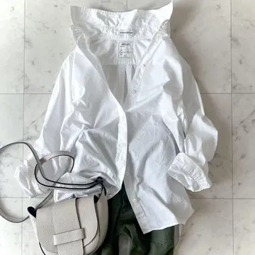 새상품급 매디슨 블루 마담 셔츠 MADAME SHIRT 코튼 자수
