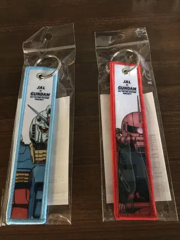 JAL GUNDAM 플라이트 택 2세트 미개봉 새상품