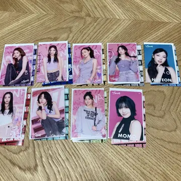 TWICE FC 복권 9매 세트
