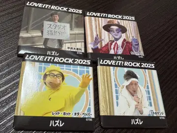 라비트 락 LOVE IT! ROCK 2025 캔배지 4종