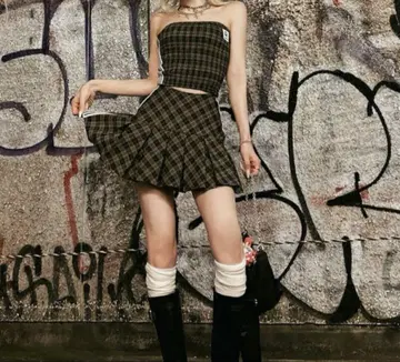 리메이크 라이크 체크 셋업 BLK