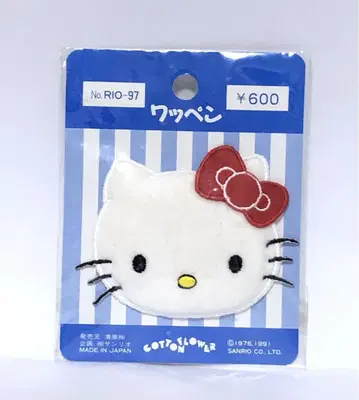산리오 헬로키티 레트로 레어 희귀 키티 와펜