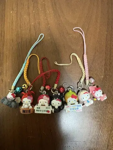 헬로키티 스트랩 7세트